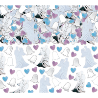 Bride & Groom Wedding Confetti Front_Flat