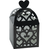 Black Lantern Favour Boxes, 50-pk Front_Three_Fourths_Angled_Left