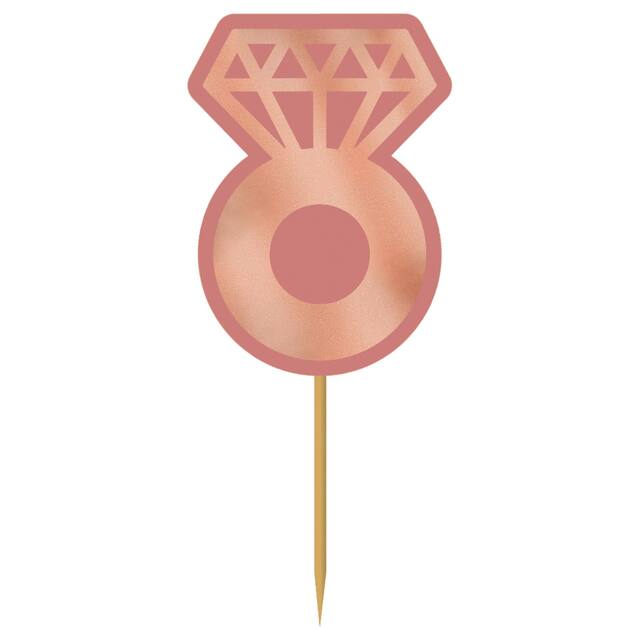 Pics à bague en or rose, paq. 24 Front_Flat