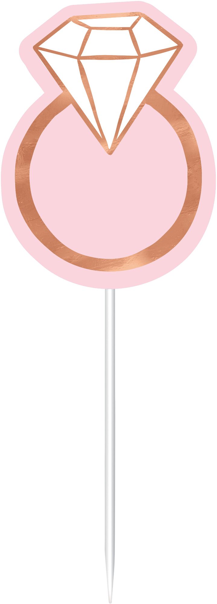 Décoration de table de buffet, rose tendre et doré, 23&nbsp;pièces Front_Flat