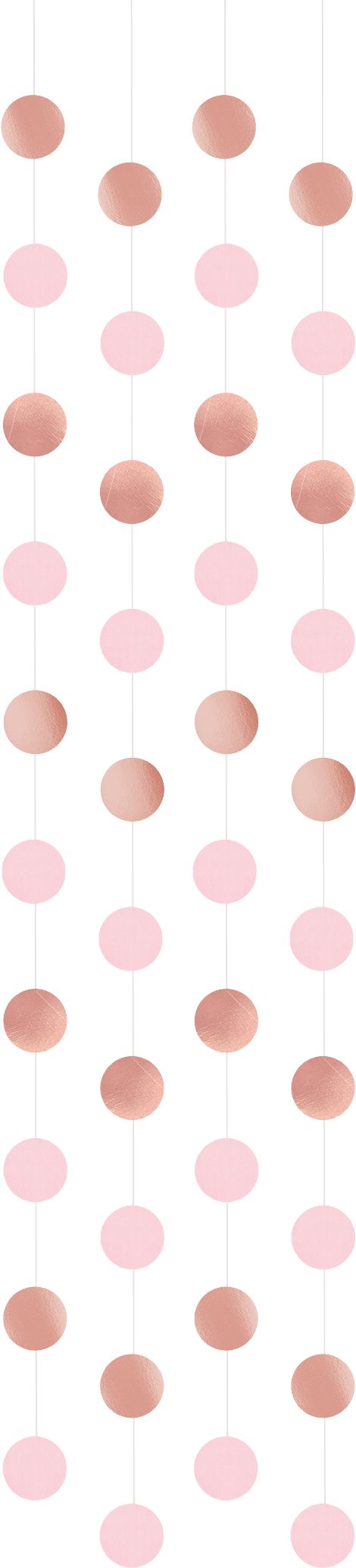 Décoration de table de buffet, rose tendre et doré, 23&nbsp;pièces Front_Flat