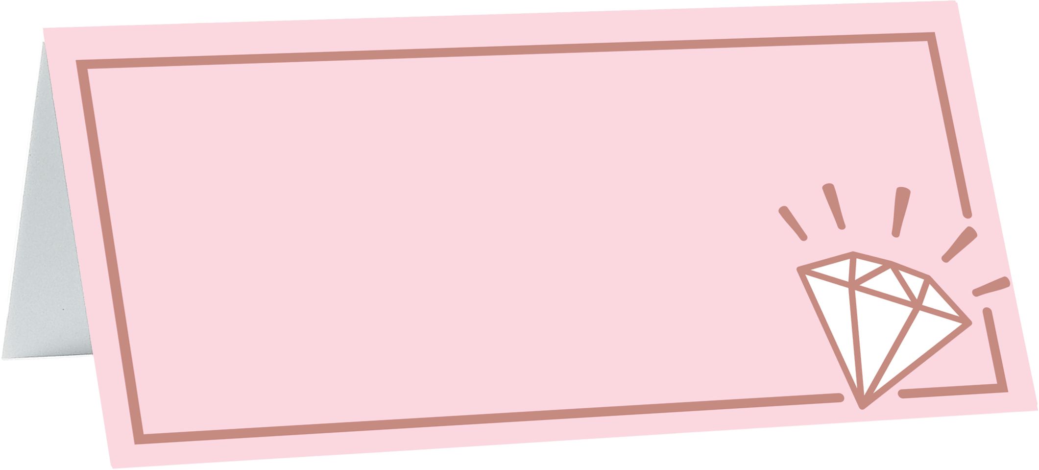 Décoration de table de buffet, rose tendre et doré, 23&nbsp;pièces Front_Angled_Right