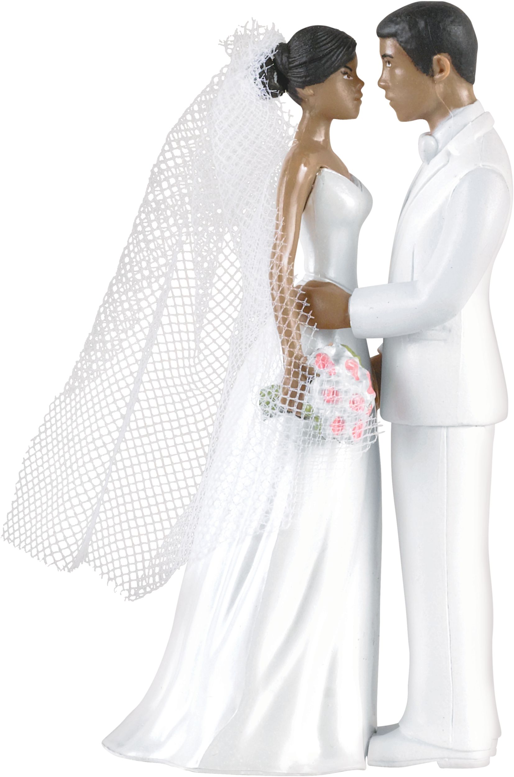 Décoration de gâteau couple de mariés Front_Flat