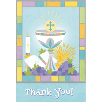 Cartes d'invitation et de remerciement, Joyeuse communion, paq. 10 Front_Flat