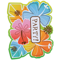 Invitations plaisir chaud au soleil, paq. 50 Front_Flat