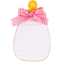 Pink Baby Bottle Invitations, 8-pk Front_Flat