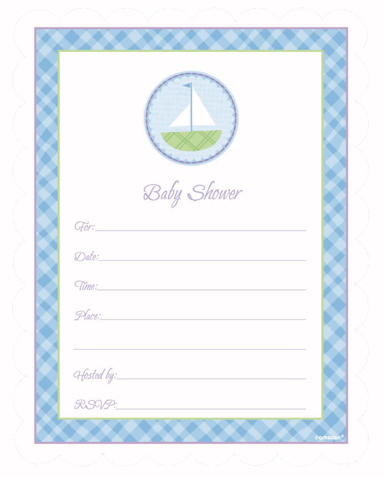 Party city baby shower invitations top