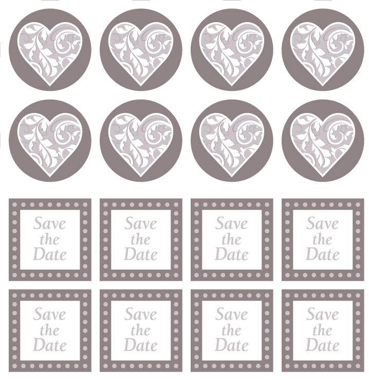 Silver Invitations, 8-pk Front_Flat