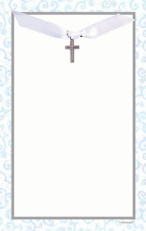 Religious Invitations/Announcement Kit Front_Flat