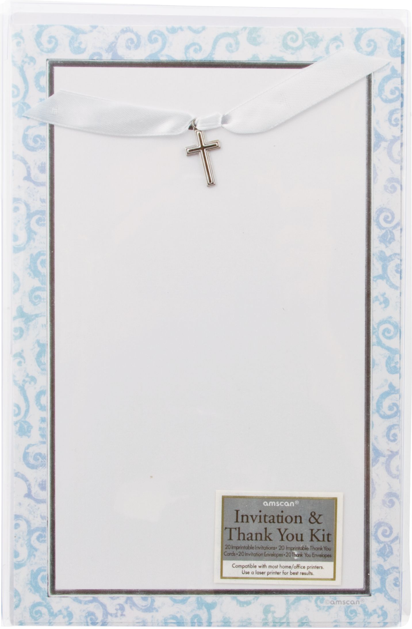 Religious Invitations/Announcement Kit Front_Flat