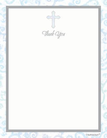 Religious Invitations/Announcement Kit Front_Flat