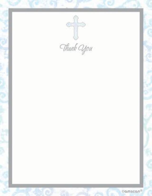 Religious Invitations/Announcement Kit Front_Flat