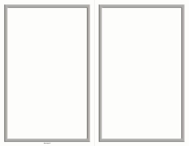 Bi-Fold Printable Wedding Program, 50-pk Front_Flat