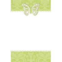 Invitations imprimables Melon de miel, paq. 12 Front_Flat