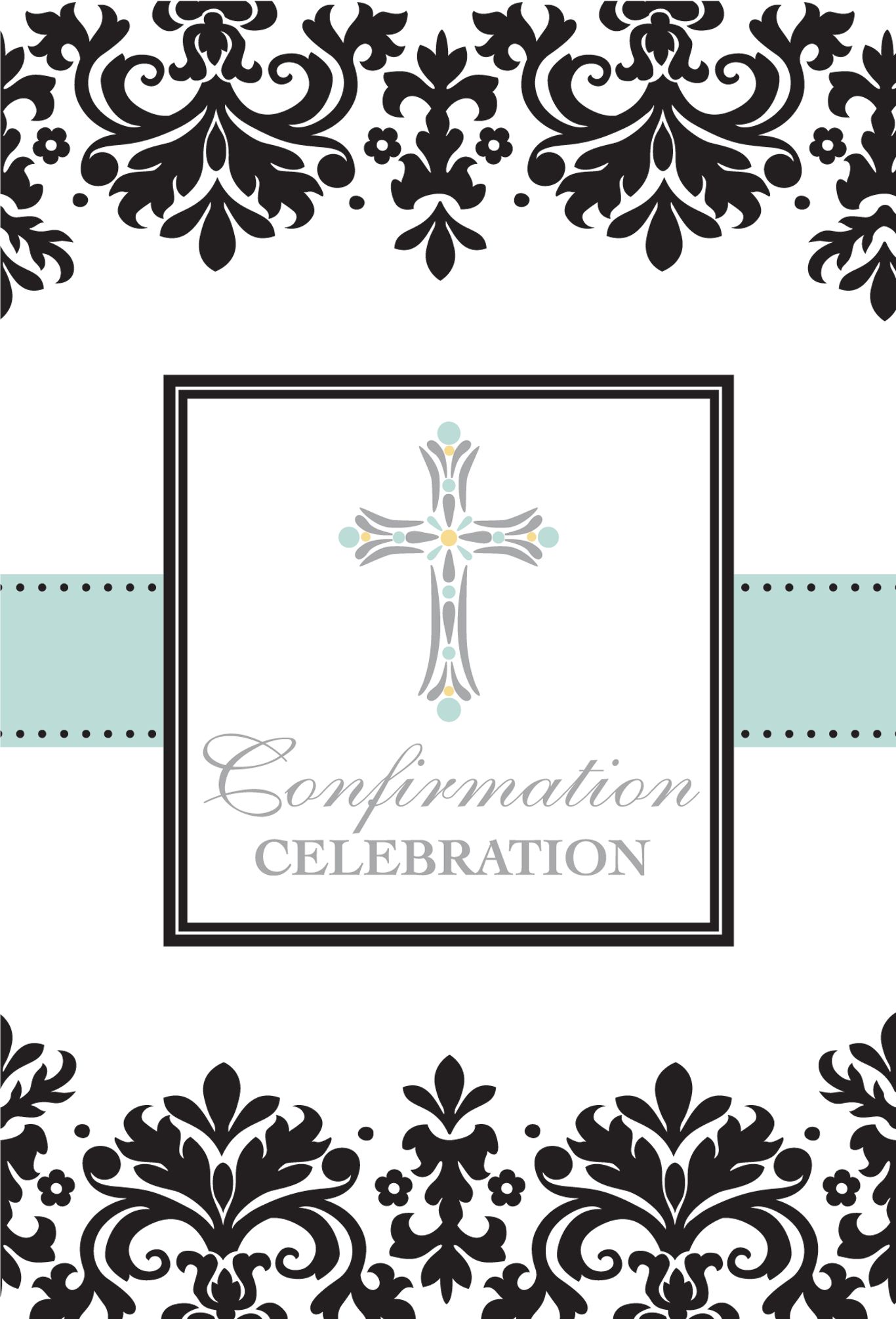 Confirmation Celebration Invitation Front_Flat