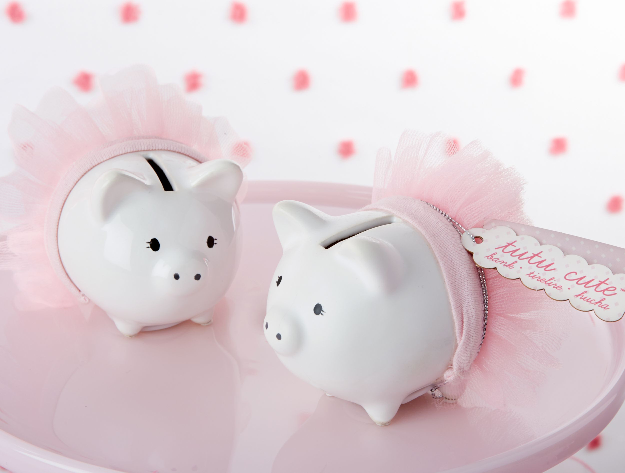 Pink Tutu Piggy Bank Composite_or_Mixed