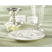 Marque-place fleurs blanches Front_Flat