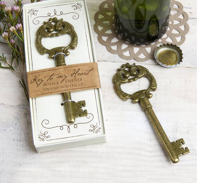 Antique Key Bottle Opener Front_Angled_Left