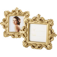 Gold Baroque Photo Frame Place Card Holder Composite_or_Mixed