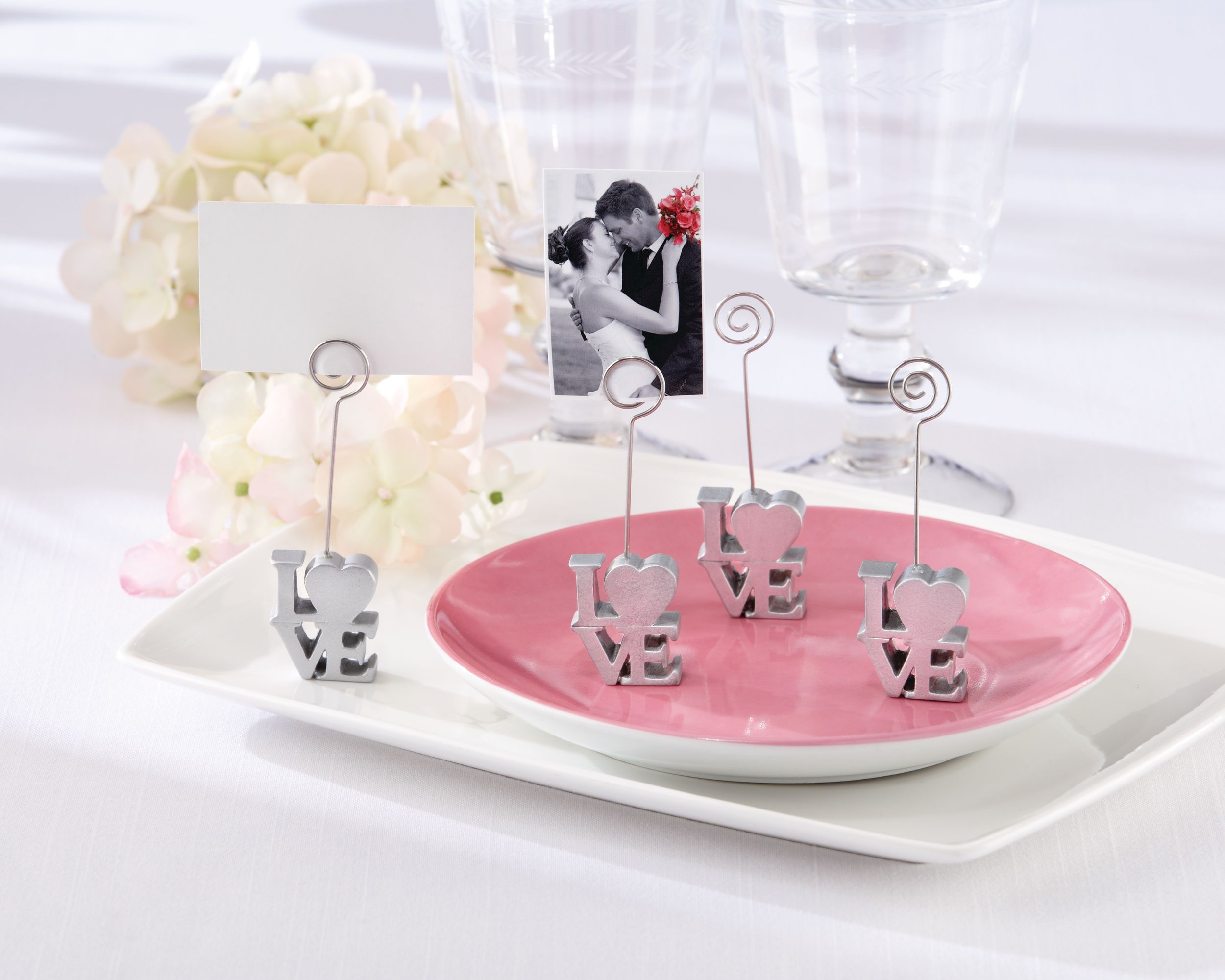 Silver Love Place Card Holder Composite_or_Mixed