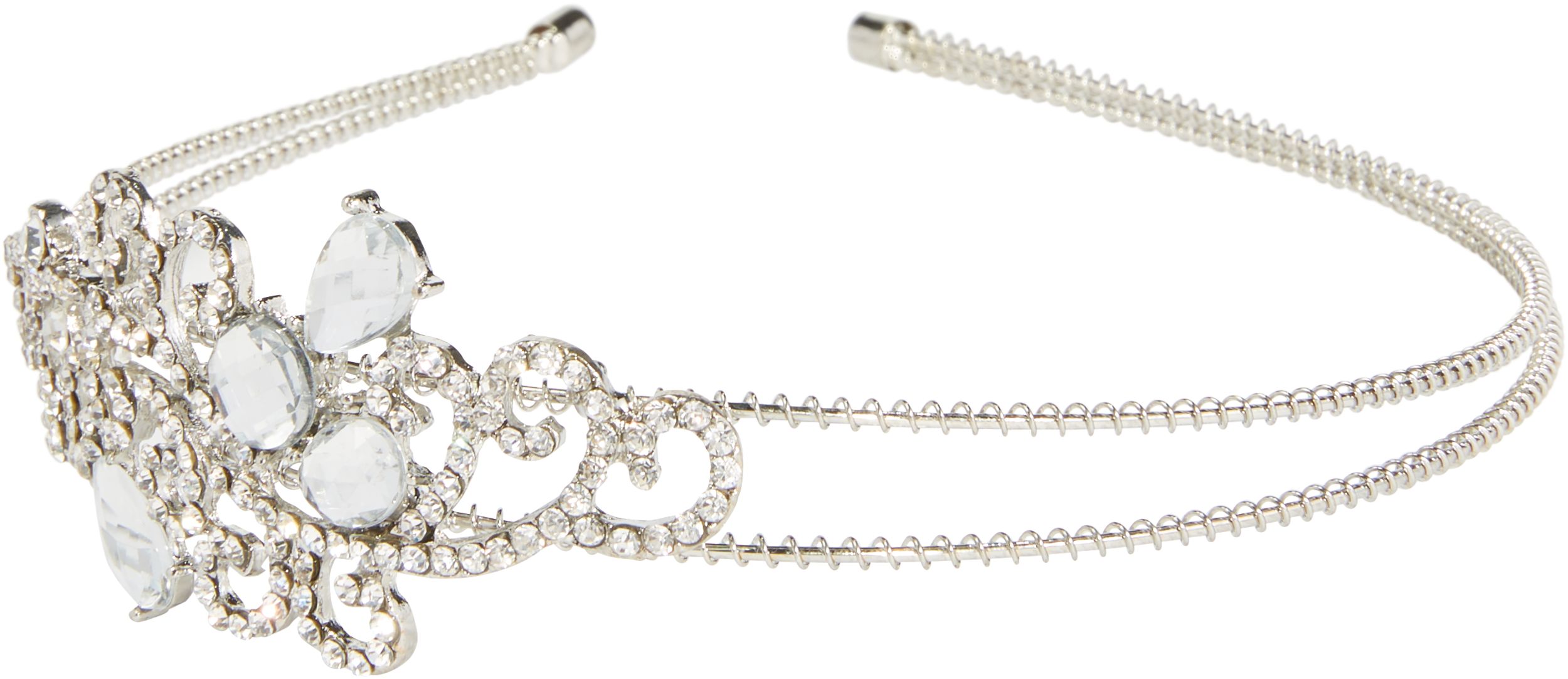 Serre-tête double avec pierre précieuse Overhead_Plunge