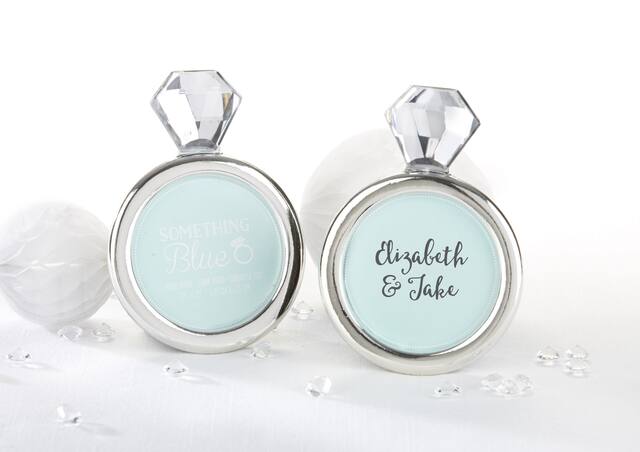 Cadre en forme de bague Quelque chose de bleu Composite_or_Mixed