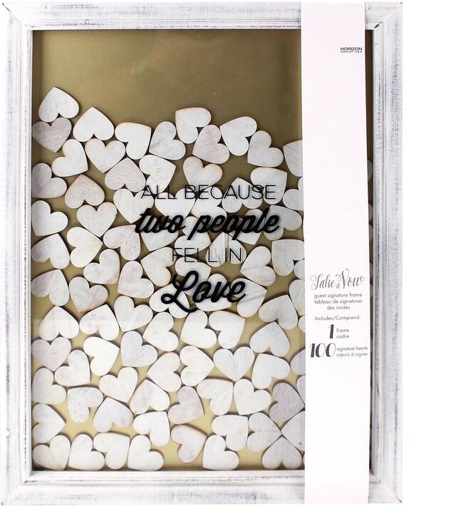 Guest Book Frame, 101-pc Overhead_Flat