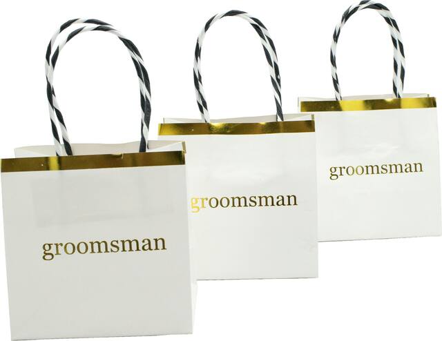 Groomsman Favour Bags, 3-pk Front_Elevated