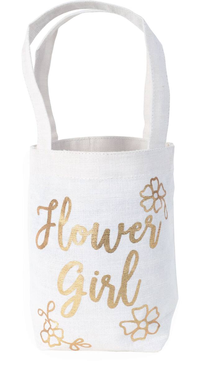 Sac de bouquetière doré métallique Front_Elevated