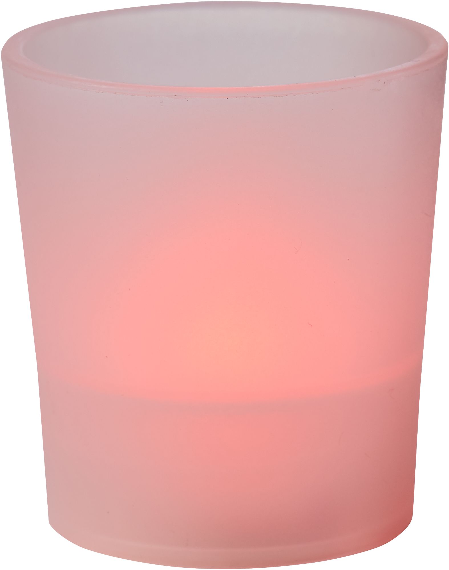 Colour-Changing Votive Flameless LED Candles, White, 2-in, 6-pk, for Wedding/Birthday Party Front_Flat