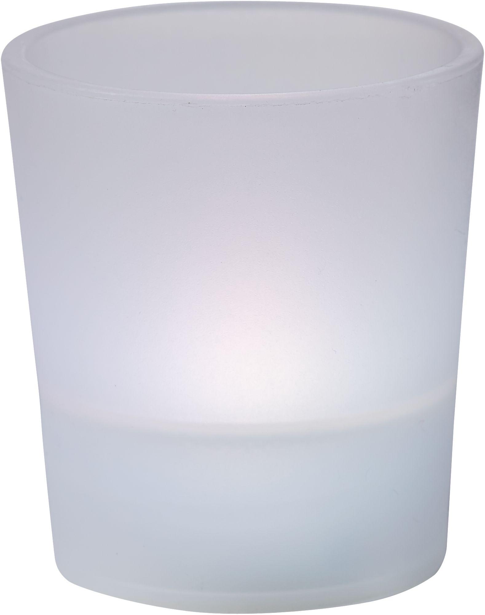 Colour-Changing Votive Flameless LED Candles, White, 2-in, 6-pk, for Wedding/Birthday Party Front_Flat