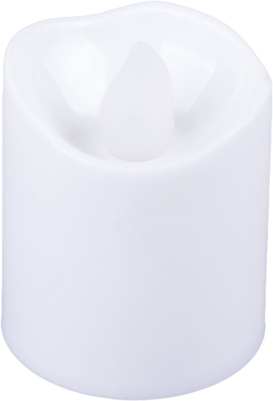 Votive Flameless LED Candles, White, 1.5-in, 6-pk, for Wedding/Birthday Party Front_Elevated