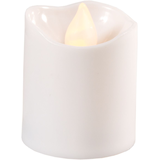 Bougies votives à DEL sans flamme, blanc, paq. 6 Front_Elevated