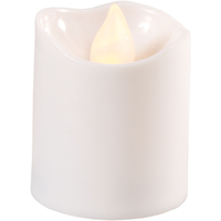 Votive Flameless LED Candles, White, 1.5-in, 6-pk, for Wedding/Birthday Party Front_Elevated