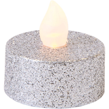 Glitter Tealight Flameless LED Candles, Assorted Colours, 1.5-in, 10-pk, for Wedding/Birthday Party Front_Elevated