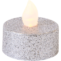 Glitter Tealight Flameless LED Candles, Assorted Colours, 1.5-in, 10-pk, for Wedding/Birthday Party Front_Elevated