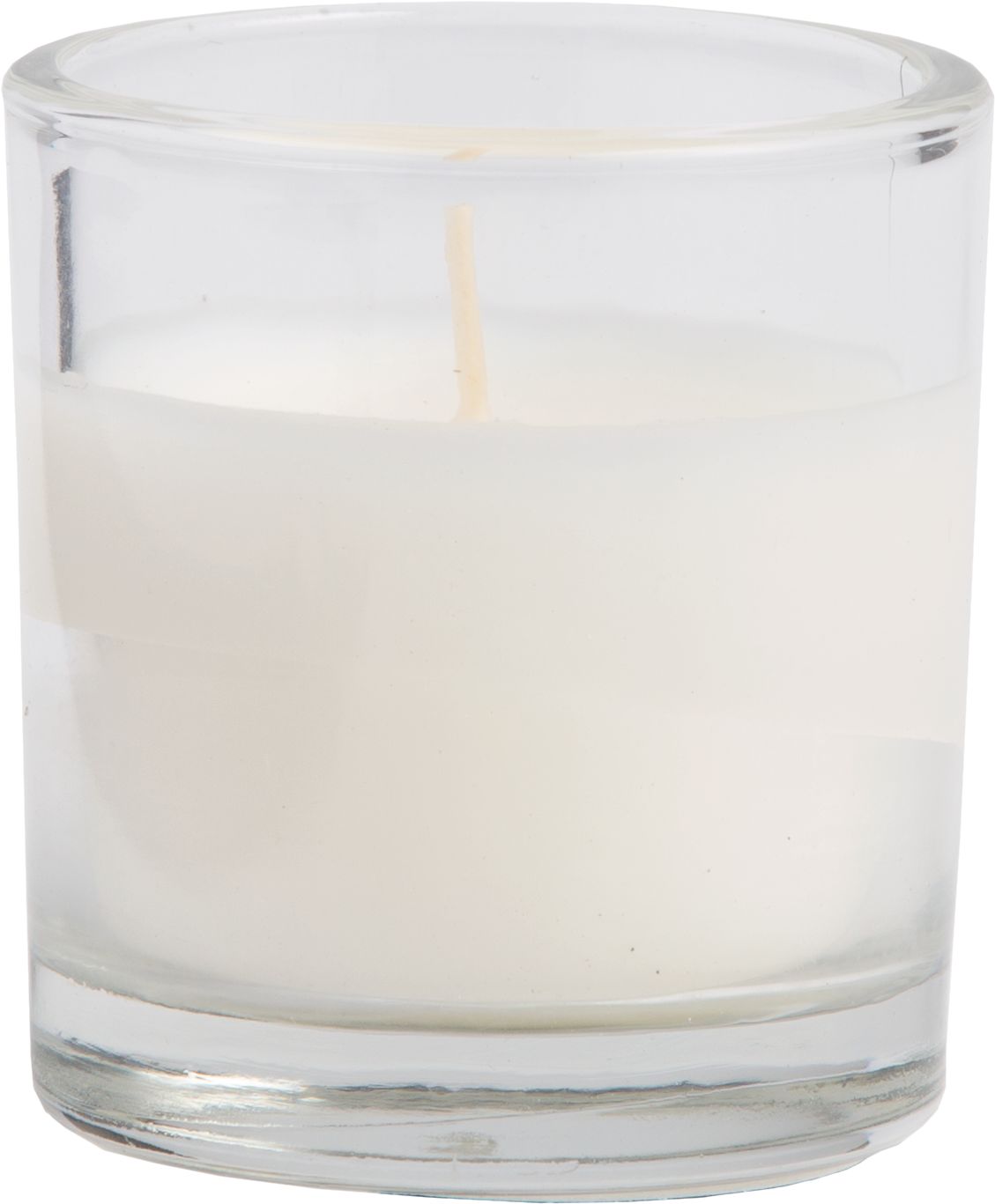Unscented Votive Wax Candles, White, 2-in, 12-pk, for Wedding/Birthday Party Front_Elevated