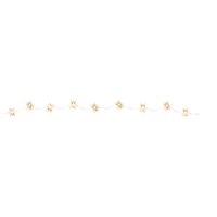 Star Fairy LED Light Up String Lights Hanging Decoration, White, 5.5-ft, 18 Lights, for Wedding/Birthday/Summer Party Composite_or_Mixed