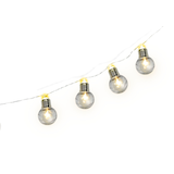 Bulb  LED Light Up Strings Light Hanging Decoration, Clear, 5-ft, 10 Lights, for Wedding/Birthday/Summer Party Front_Angled_Right