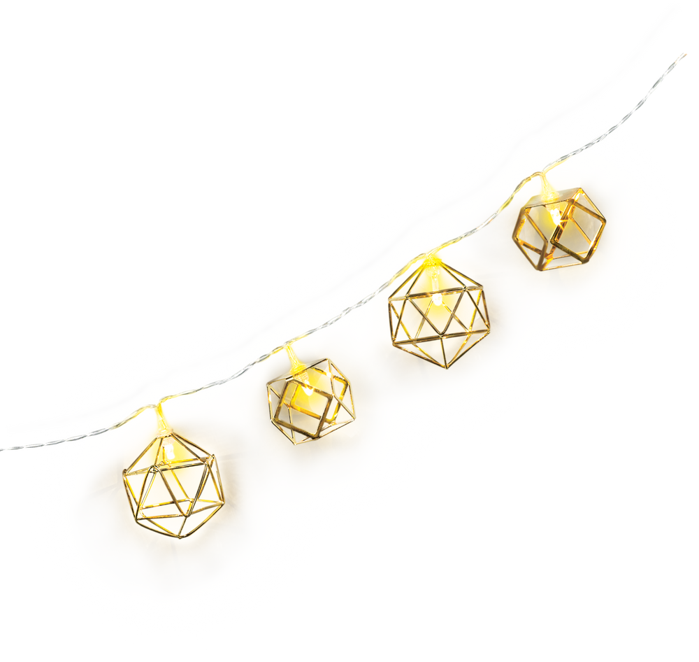 Geometric LED String Lights Canadian Tire
