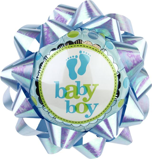 Noeud pour ballon de garçon, 10 po Front_Flat