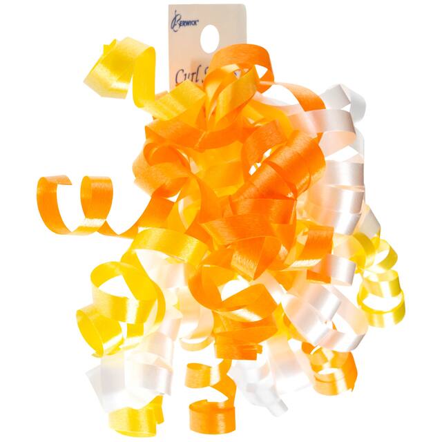 Ruban frisé orange, jaune et blanc Front_Three_Fourths_Angled_Right