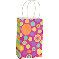 Sac-cadeau à pois, rose Front_Angled_Right