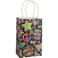 Black Neon Gift Bag Front_Angled_Right