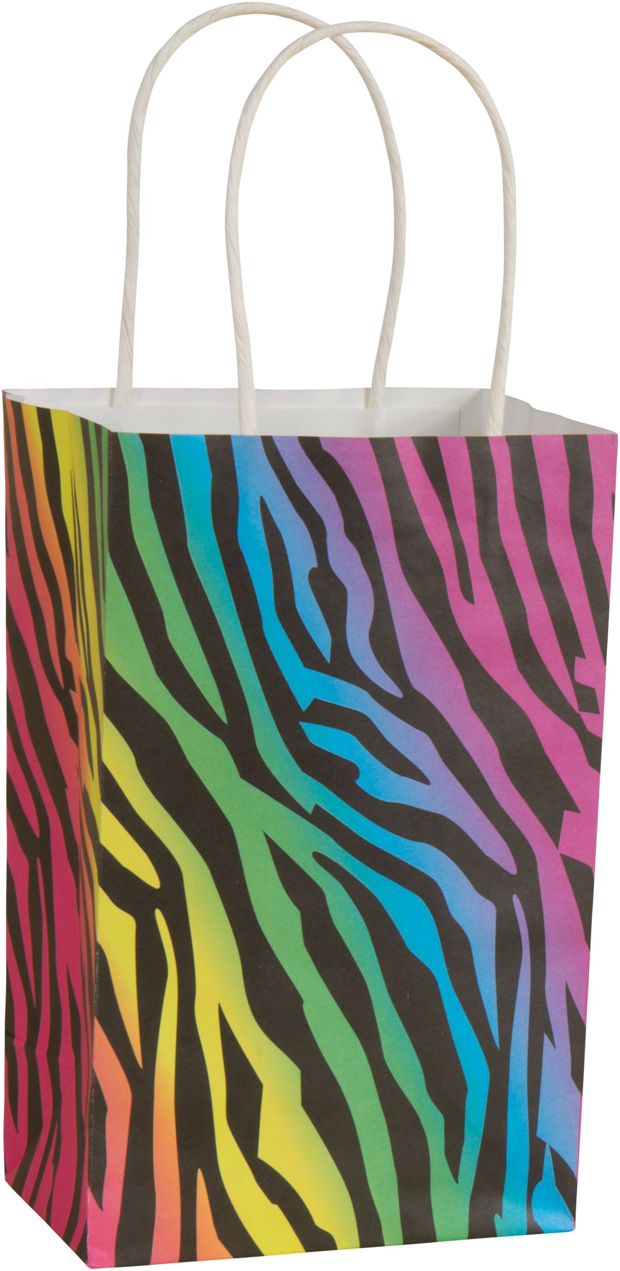 Animal Print Gift Bag Front_Angled_Right