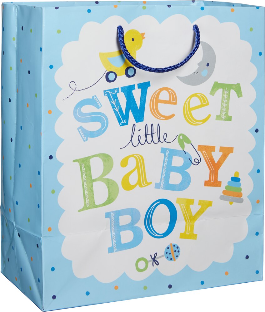 Sweet Little Baby Boy Gift Bag Party City