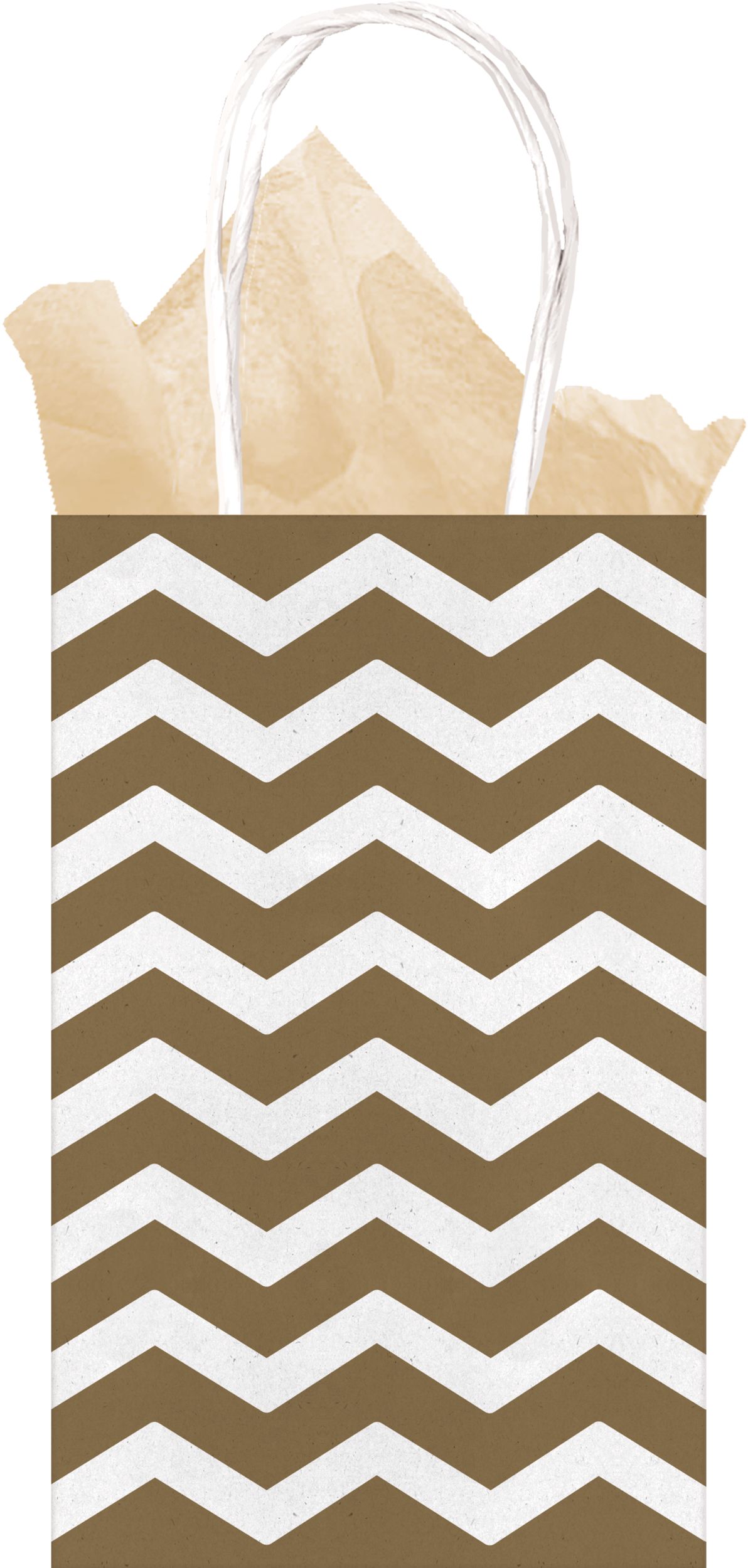 SM GLD KRAFT BAG CHE
