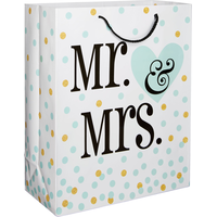 Mr. & Mrs. Gift Bag Front_Angled_Right