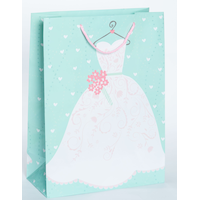 Wedding Dress Gift Bag Front_Angled_Right