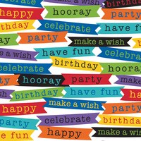 Expression Banners Birthday Gift Wrap